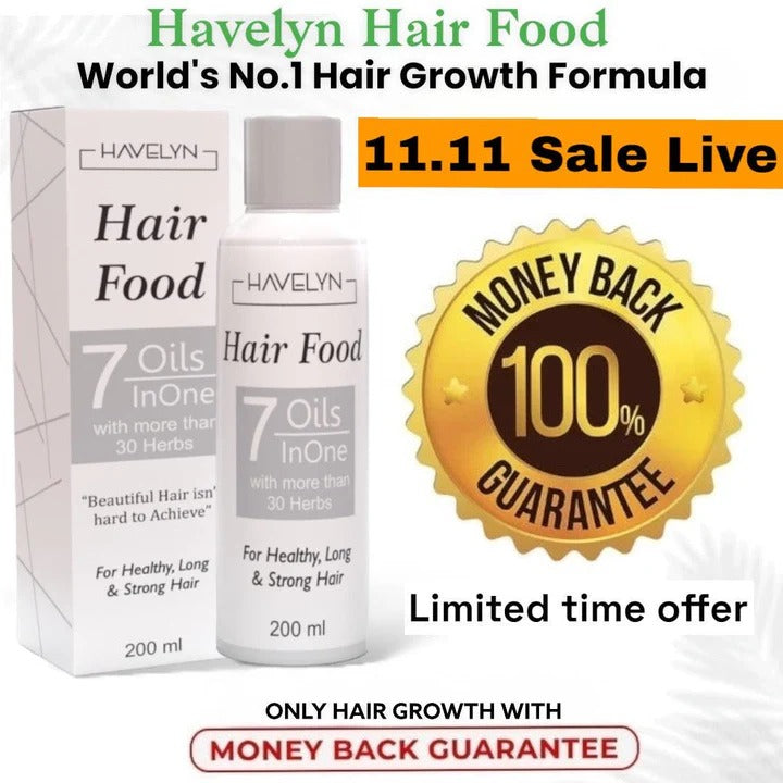 Havelyn Hair Food – 7 Oils in One for Healthy Hair