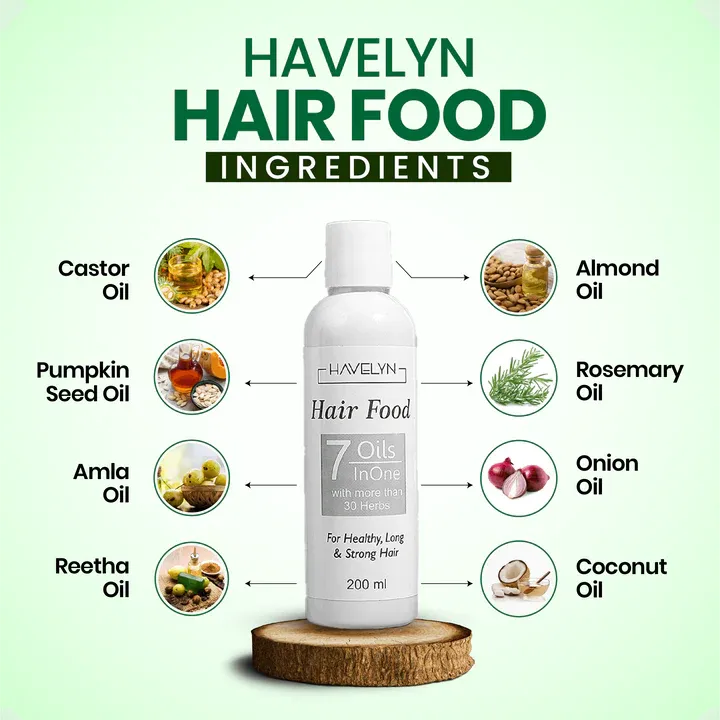 Havelyn Hair Food – 7 Oils in One for Healthy Hair