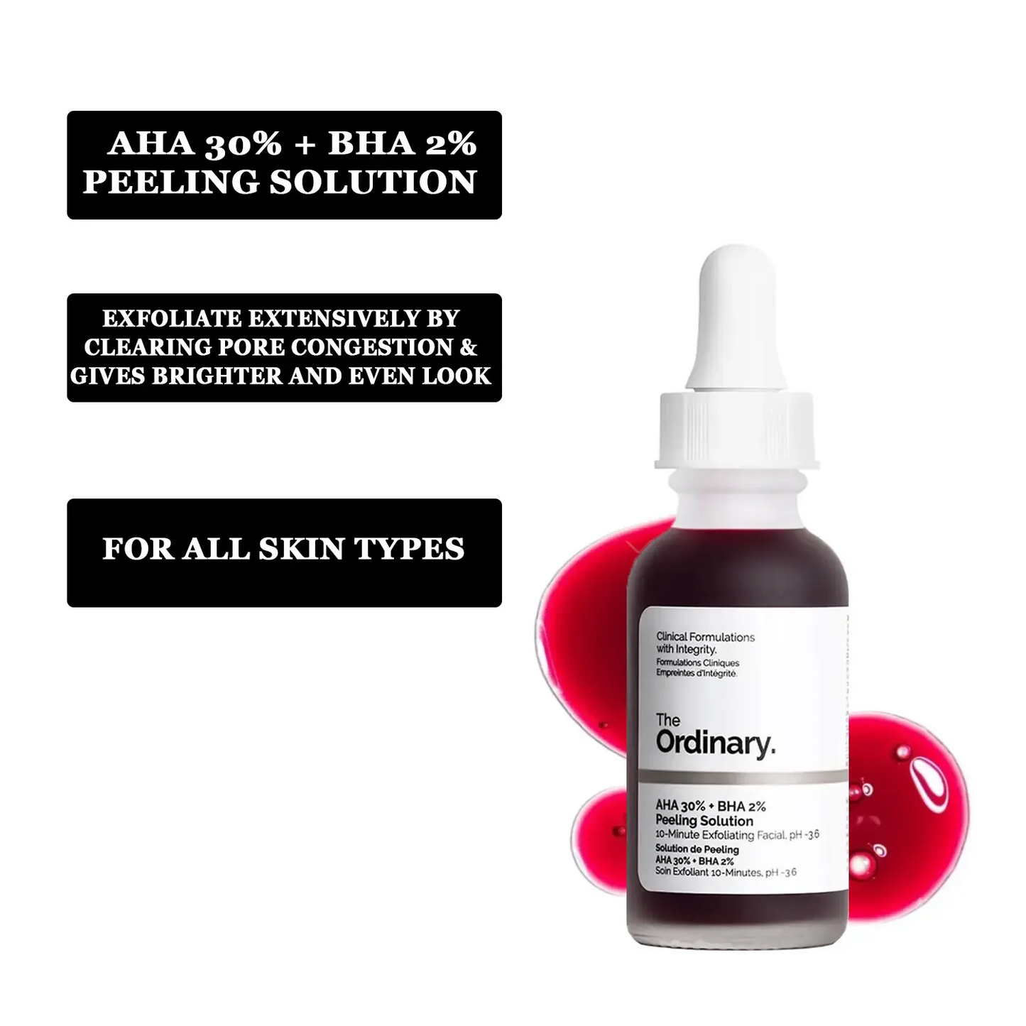 The Ordinary AHA 30% + BHA 2% Peeling Solution – 30ml