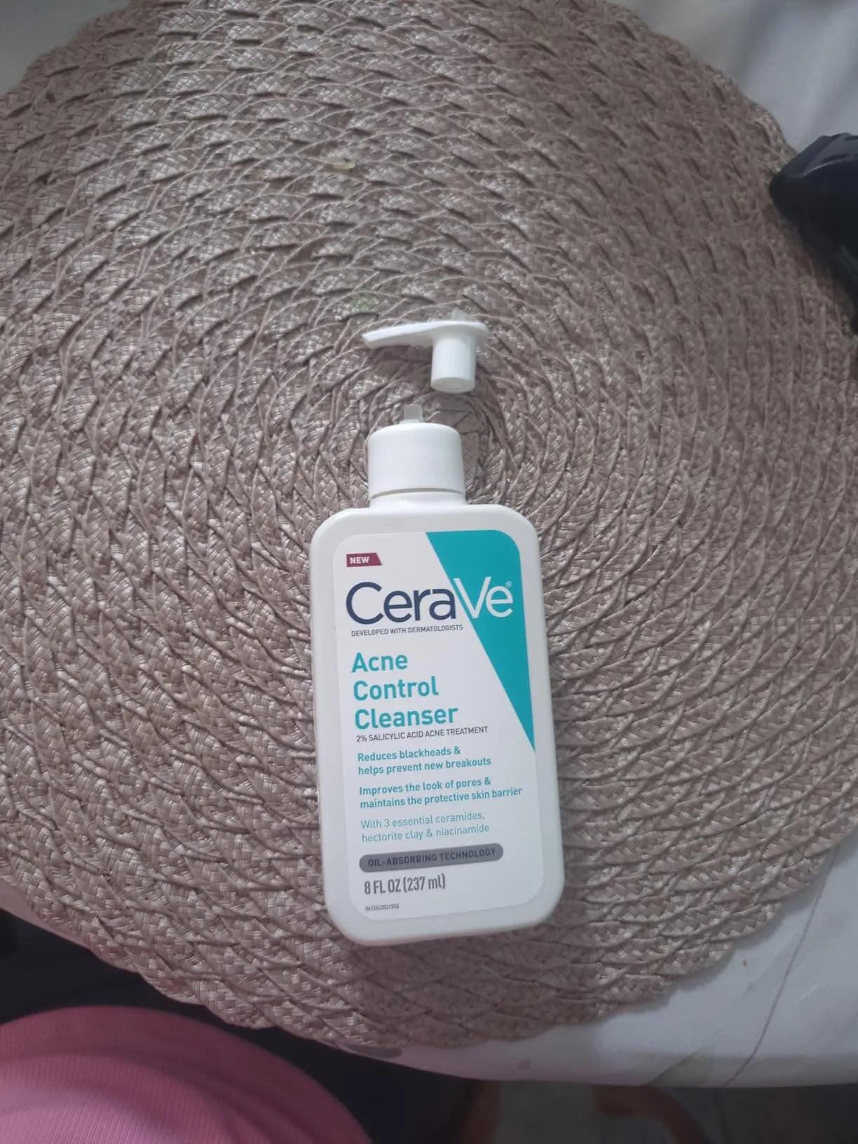 CeraVe Acne Control Cleanser – 2% Salicylic Acid