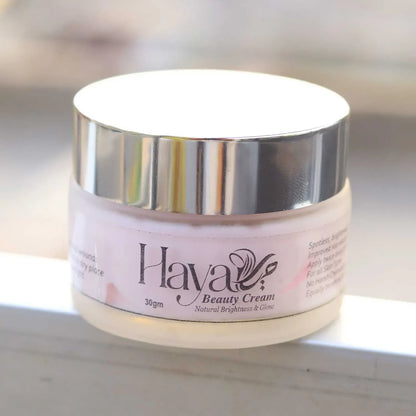 Haya Beauty Cream Natural Brightness & Glow White & Glowing Face Improved Formula 30g