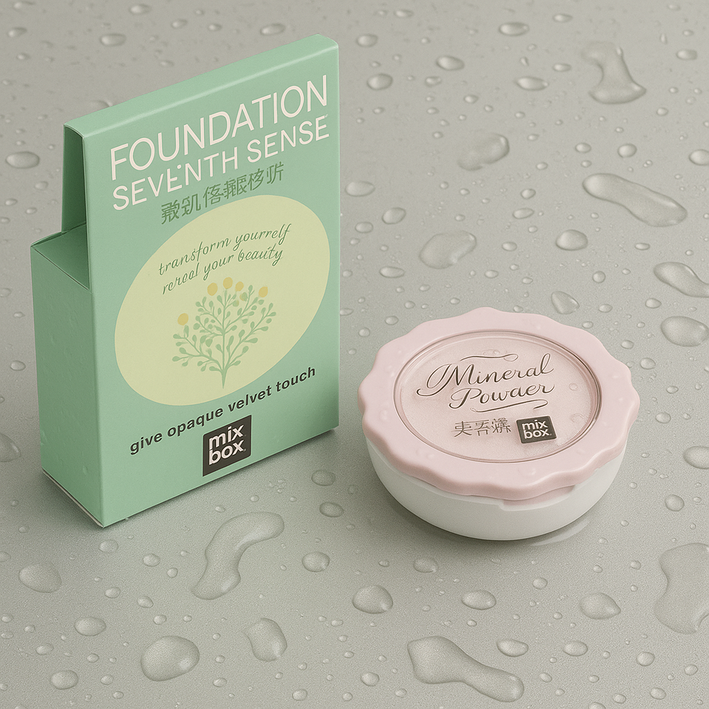 Seventh Sense Mineral Powder Foundation – Mix Box Velvet Touch
