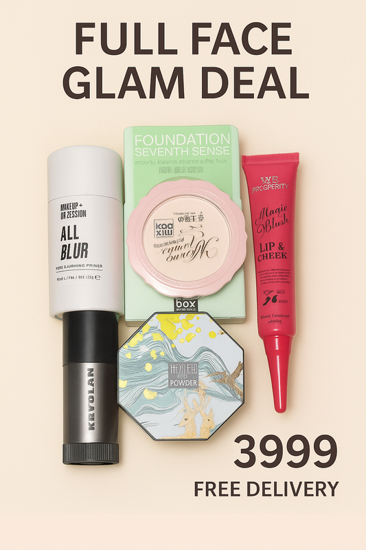 Full Face Glam Deal | Primer, Kryolan Stick, Loose Powder, Face Powder & Magic Tint