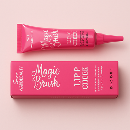 Magic Brush Lip & Cheek Tint by WardBeauty – 2-in-1 Creamy Color