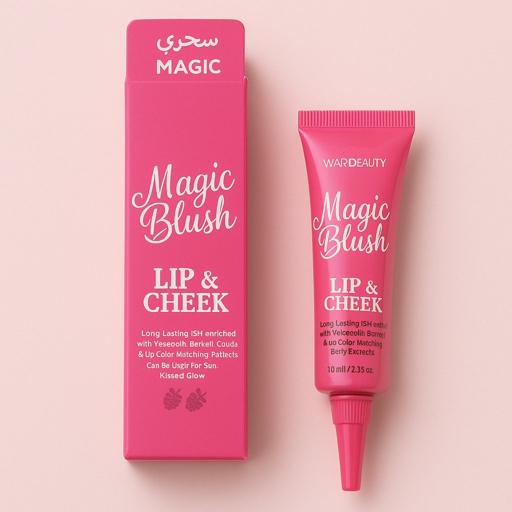 Magic Brush Lip & Cheek Tint by WardBeauty – 2-in-1 Creamy Color