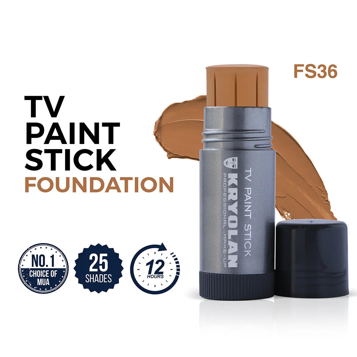 Kryolan TV Paint Stick Foundation – FS36 & Ivory & FS45