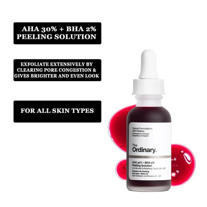 The Ordinary AHA 30% + BHA 2% Peeling Solution – 30ml