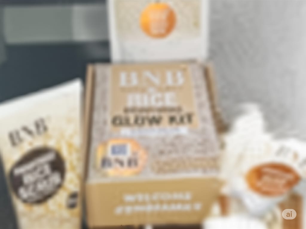 BNB Rice Brightening Glow Kit – 3-Step Skincare Set