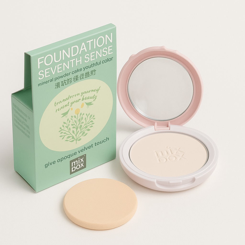 Seventh Sense Mineral Powder Foundation – Mix Box Velvet Touch