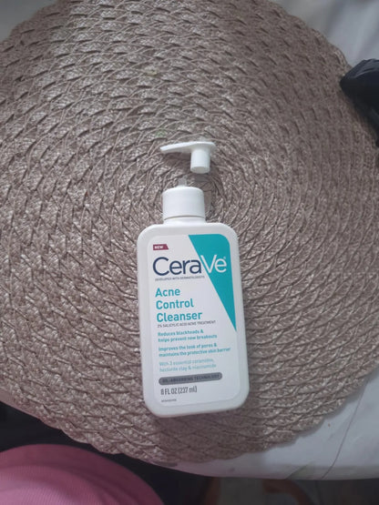 CeraVe Acne Control Cleanser – 2% Salicylic Acid