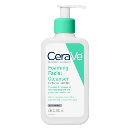 CeraVe Foaming Facial Cleanser – Normal to Oily Skin