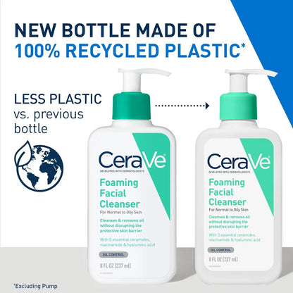 CeraVe Foaming Facial Cleanser – Normal to Oily Skin
