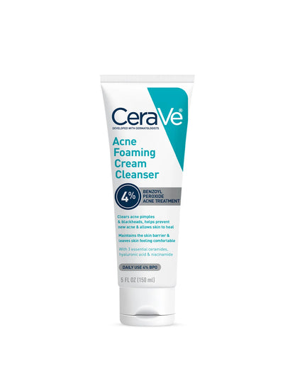 Acne Foaming Cream Cleanser – Gentle Acne Treatment