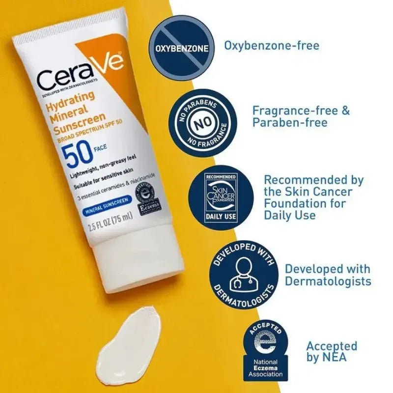 CeraVe 4 in 1 Skincare Kit – Cleanser, Moisturizer, Sunscreen & Hydration
