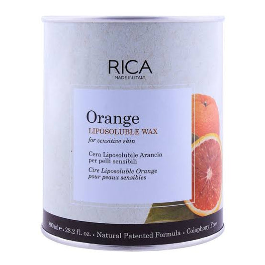 RICA Orange Liposoluble Wax 800ml – For Sensitive Skin